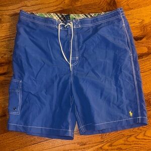 Polo by Ralph Lauren Men's Vibrant Blue Board Shorts